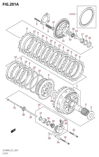 Suzuki genuine washer 2mm - genuine, 24.2mm