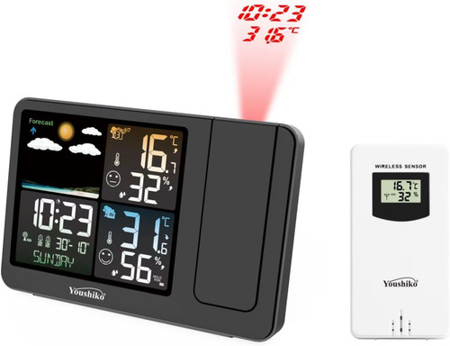 Projection clock radio - clock,