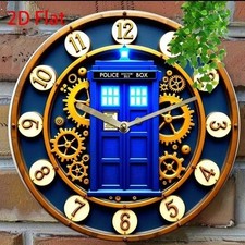 Vintage Doctor Who Tardis 2D