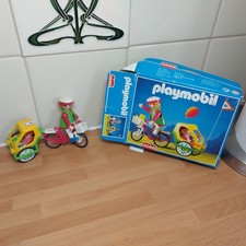 Playmobile bycycle and trailer set