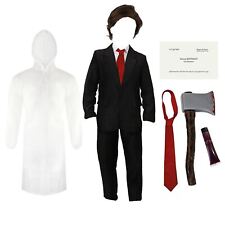 PATRICK BATEMAN AMERICAN PSYCHO COSTUME SET HORROR HALLOWEEN FILM FANCY DRESS 