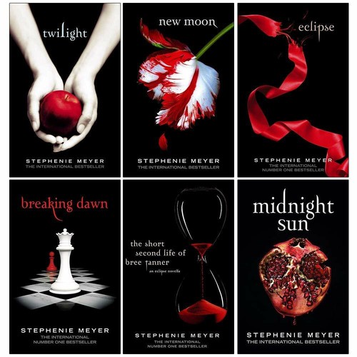 The twilight saga books set - twilight, 6