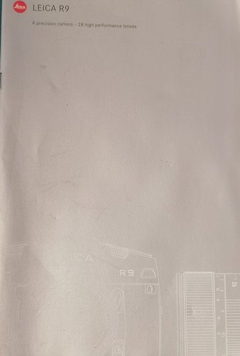 Leica original promotional - r9,