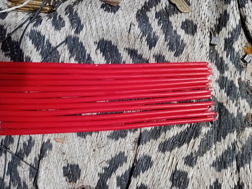Vintage red taper dinner - red,