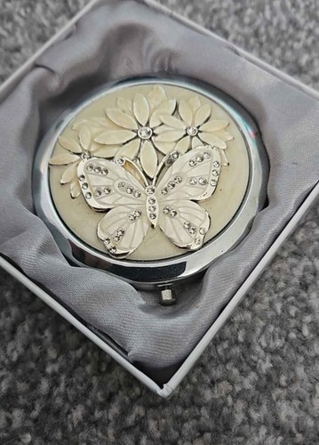 Rhinestone butterfly floral - butterfly,