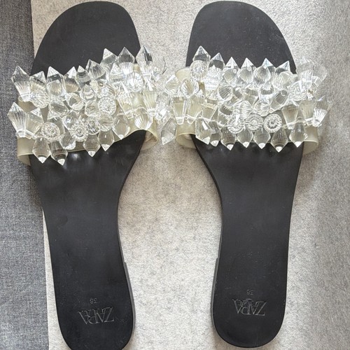 Zara women slide sandals - zara,