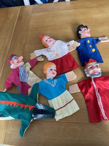 Set six vintage hand - vintage,