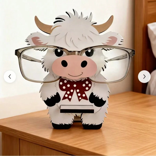 1pc wooden highland cow - highland,