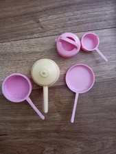 Vintage Sindy Pink Pan Set With Steamer And Kettle