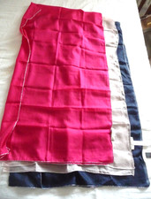 A set of 3 Very Large Scarves Scarfs by Monsoon 100% Silk with silver trimming