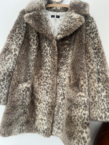 Ladies moda faux fur - moda, coat