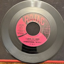 SOUL 45 - International G.T.O.'s - I Love My Baby ROJAC 1007 - Northern Soul