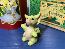 Collectible Porcelain Figure POCKET DRAGONS "But I'm Too Little" Mint Condition