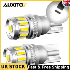 T10 CAR BULBS LED ERROR FREE CANBUS XENON WHITE W5W 501 SIDE LIGHT BULB 24H  2x