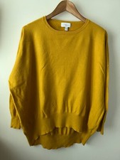 Stella Morgan Jumper Size 8 Mustard Oversized Long Sleeve Knit Casual