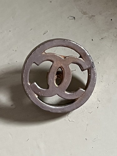 Vintage chanel metal button - vintage,