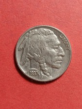 1937 Usa Buffalo Nickel Coin