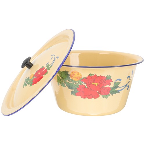 Vintage enamel washing basin - vintage,