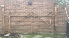 Bespoke hand made wrought iron gate