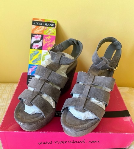 River island grey - island, wedge