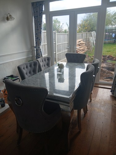 Marble dinning table with - marble,