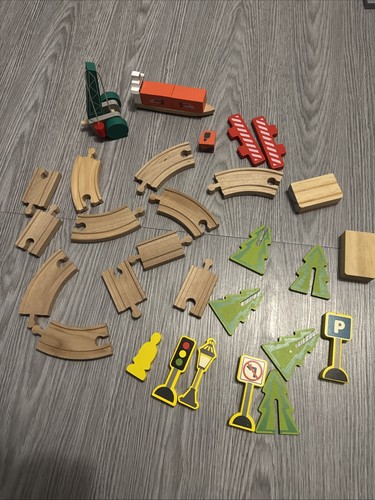 Wooden train track - wooden,