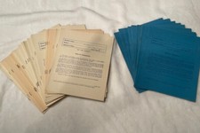 11 Blue Exam Booklets and 36