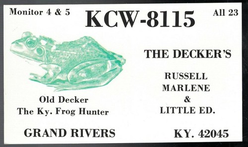 1970 cbc club qsl - cbc, old