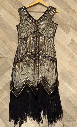 Great gatsby flapper fringed - gatsby,