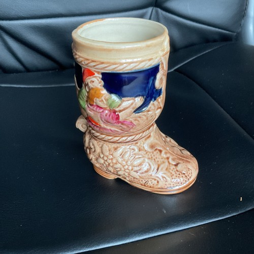Vintage ceramic boot shaped - boot,