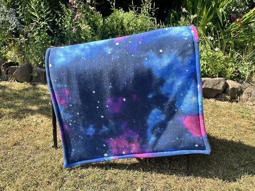 Full size fleece - galaxy, print
