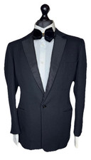 VINTAGE 1949 BESPOKE HAMMOND & BOYLE BAKER ST LONDON FULL CANVASS TUXEDO JACKET