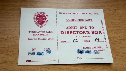 Ticket 1980 hearts - ticket, v