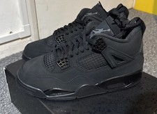 7.5 uk Jordan 4 Retro Black