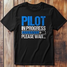 Pilot in T-Shirt Flight, Aircraft Flying Tee - T-Shirt