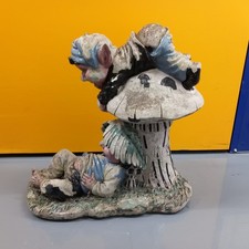 Large Heavy Concrete Pixie on Mushroom Garden Statue Ornament 33kg – Fantasy Fig