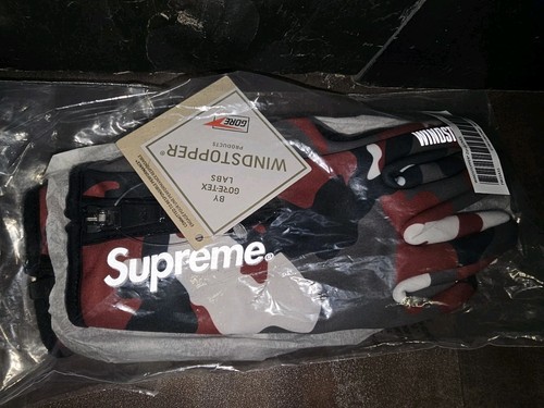 Supreme windstopper zip gloves - supreme,