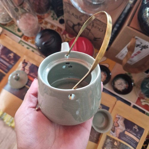 Herbal jade teapot set - jade,