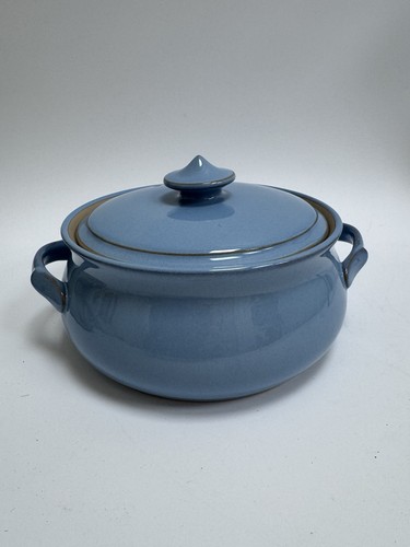 Denby colonial blue serving - blue,
