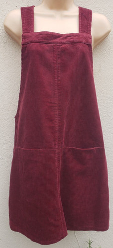 New look maroon cord dungaree - new,