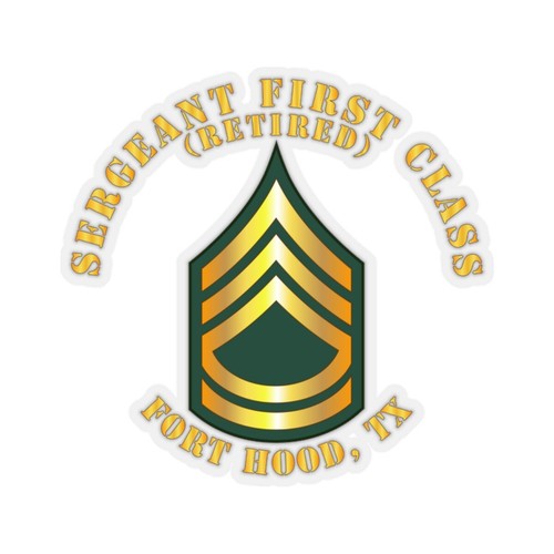 Kiss cut stickers sergeant - kiss-cut,
