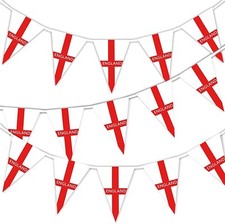 England Flag Bunting 10m Party