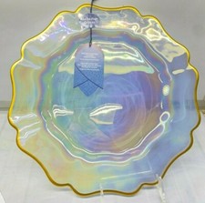 White Opal Pearl Gold Trim