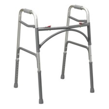 Drive Bariatric Aluminum Folding Walker- Two Button - 10220HD
