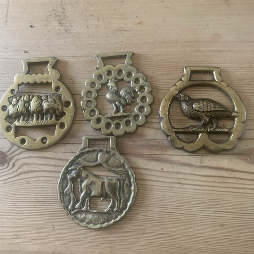 Vintage horse brass sheep - brass,