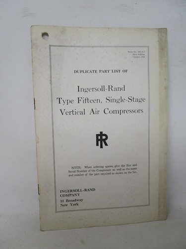 Ingersoll rand type fifteen - rand,