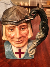 Rare Large Royal Doulton Character Toby Jug - St George D6618 No Damage