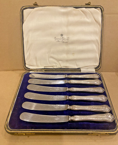 Boxed set silver hallmarked - boxed,