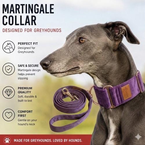 Luxury soft velvet martingale - soft,