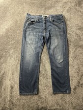 Vintage Levi’s 569 Loose Straight Blue Faded Jeans Made In Combodia